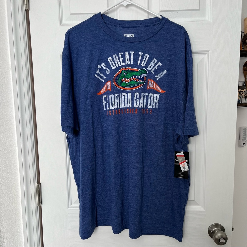 Florida Gators T-Shirt XXL 2XL UF Heather Blue - Its Great to be a Florida Gator
